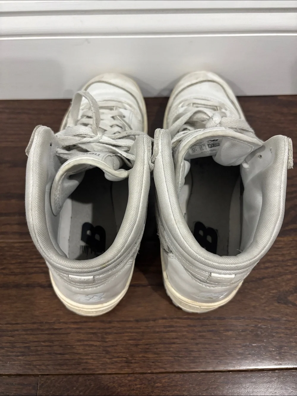 New Balance 650R Triple White Men’s High-Top Sneakers